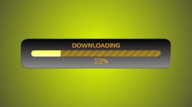 bilgisayar ekran grafik animasyon yükleniyor