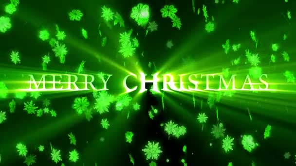 Feliz Navidad y Feliz Año Nuevo animación — Vídeos de Stock