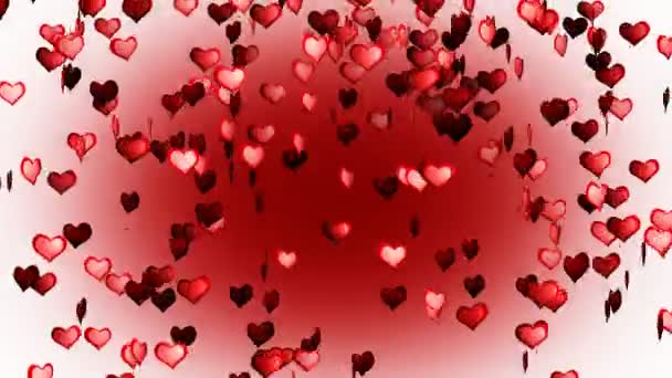 Hearts flying animation. Valentine Day — Stock Video © boscorelli #14759507