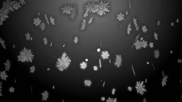 animation de neige tombante