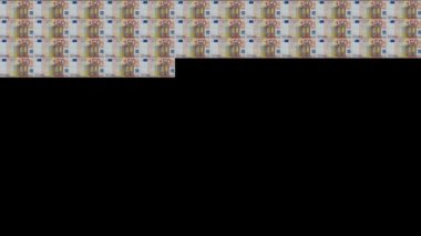 50 euro banknot düşen animasyon.