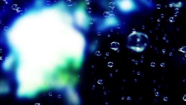 Linda animação RainDrops super-slow motion — Vídeo de Stock