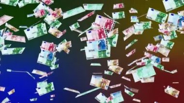 Euro banknot animasyon