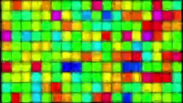 Lumières disco rétro vives .
