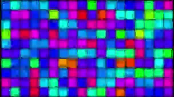 Lumières disco rétro vives .