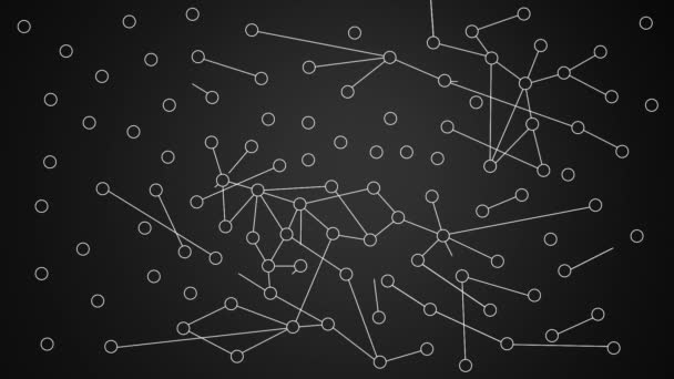 Network Connections animation. — Stock Video