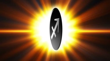 Yay Astroloji, burç işareti animasyon döngüsü.