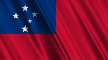 Bağımsız Samoa Devleti bayrağı