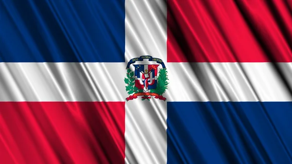 Dominican Rebublic Flag — Stock Photo, Image