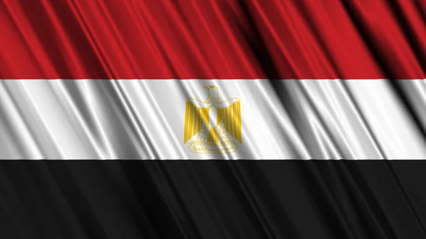 Vlag van Egypte — Stockfoto