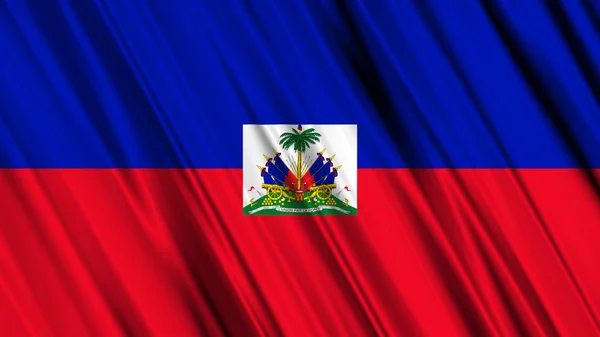 Bandeira do Haiti — Fotografia de Stock