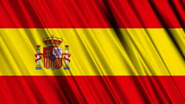 Spaniens flag - Stock-foto