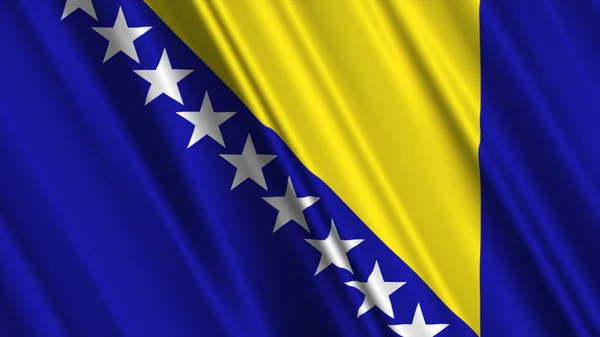 Bandera de Bosnia Herzegovina —  Fotos de Stock