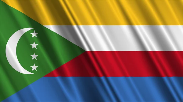 Comoros Flag — Stock Photo, Image