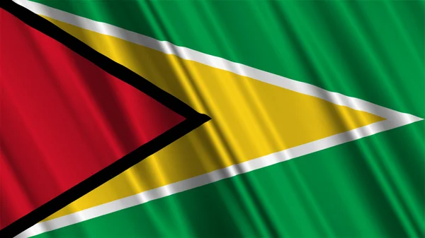 Vlag van Guyana — Stockfoto