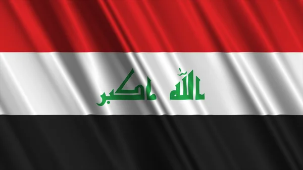 Iraq Flag — Stock Photo, Image