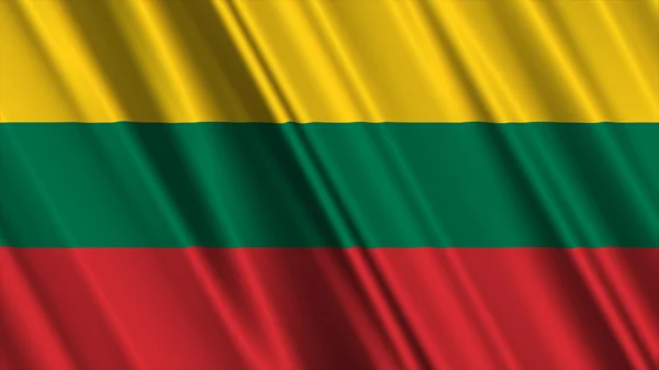 Lithuania Flag — Stock Photo, Image