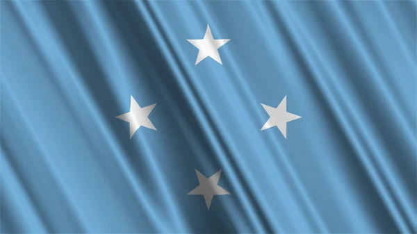 Micronesia Flag — Stock Photo, Image