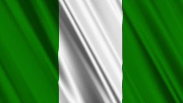 尼日利亚国旗 — 图库照片