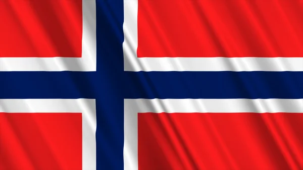 Bandera de Noruega — Foto de Stock