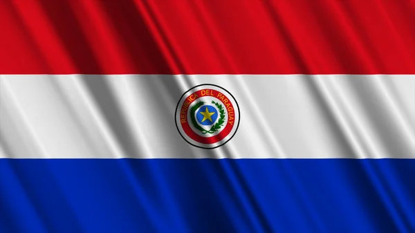 Bandeira do Paraguai — Fotografia de Stock