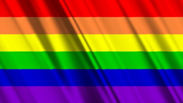 Regenboogvlag — Stockfoto