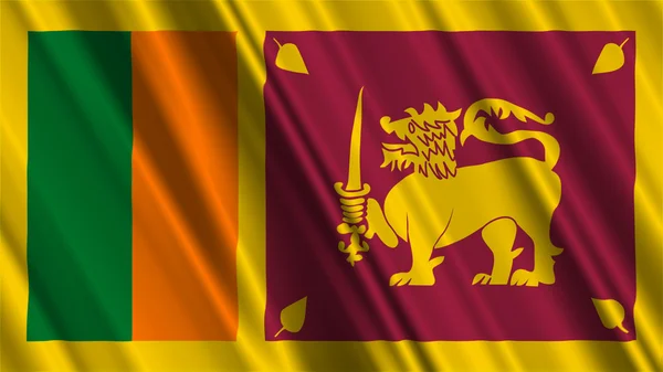 Sri Lanka Flag — Stock Photo, Image