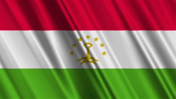 Tajikistan Flag — Stock Photo, Image
