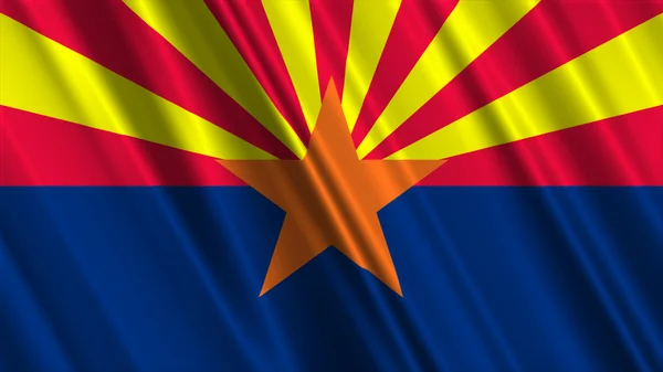 Флаг штата Аризона — стоковое фото