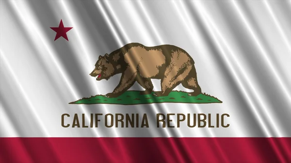 California state flagga — Stockfoto