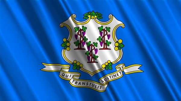 Flagge des Bundesstaates Connecticut — Stockfoto