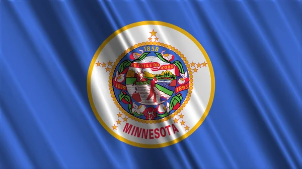 État du Minnesota Drapeau — Photo