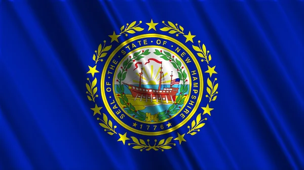 Bandeira do Estado de New Hampshire — Fotografia de Stock