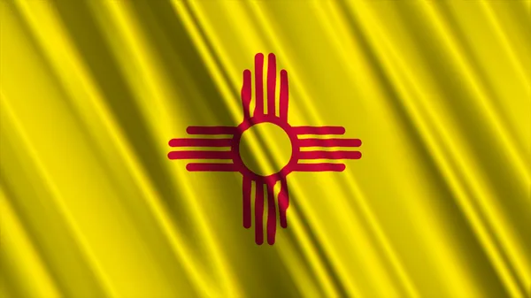 Флаг штата Нью-Мексико — стоковое фото