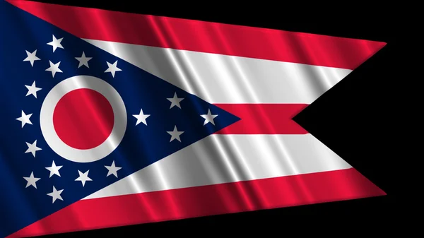 Флаг штата Огайо — стоковое фото