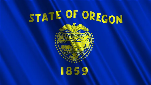 Vlajka státu Oregon — Stock fotografie