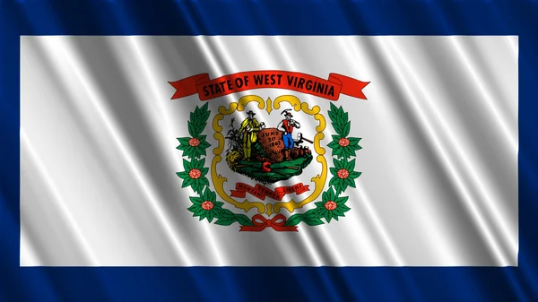 西弗吉尼亚州州旗 — 图库照片