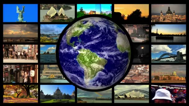 概念视频"我们周围的世界" — 图库视频影像