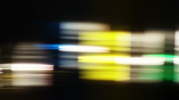 Lumières et stries colorées 