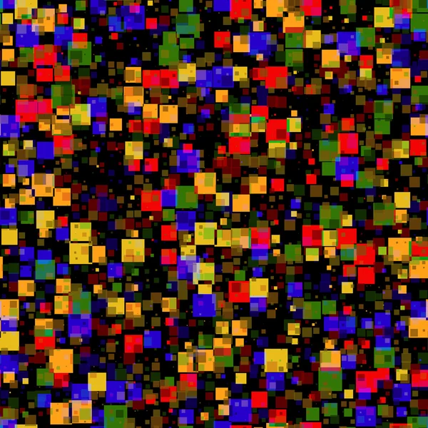Abstracte kleurrijke vierkantjes naadloze achtergrond tegel — Stockfoto