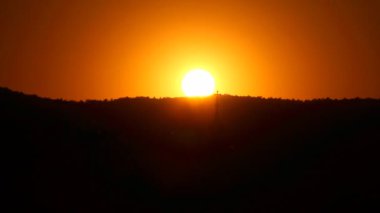 Bahar günbatımında Güzellik