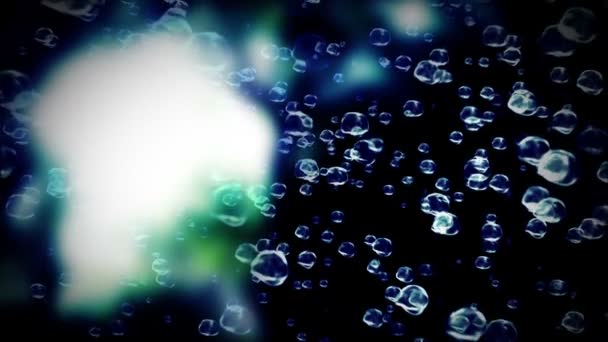 Дождевые капли супер-медленная анимация — стоковое видео