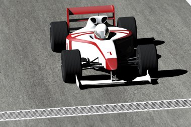 Formula 1 - Indy yarış tipi araba yarış ders üzerinde