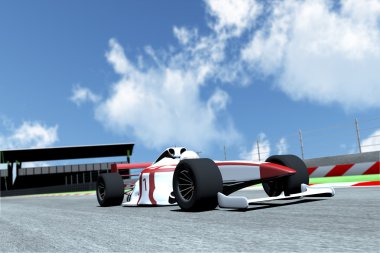 Formula 1 - Indy yarış tipi araba yarış ders üzerinde