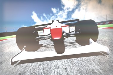 Formula 1 - Indy yarış tipi araba yarış ders üzerinde