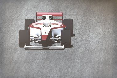 Formula 1 - Indy yarış tipi araba yarış ders üzerinde
