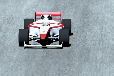 Formula 1 - Indy yarış tipi araba yarış ders üzerinde