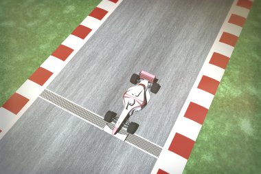 Formula 1 - Indy yarış tipi araba yarış ders üzerinde