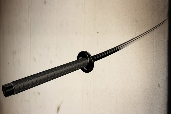 武士の刀の 3 d アートワーク — ストック写真