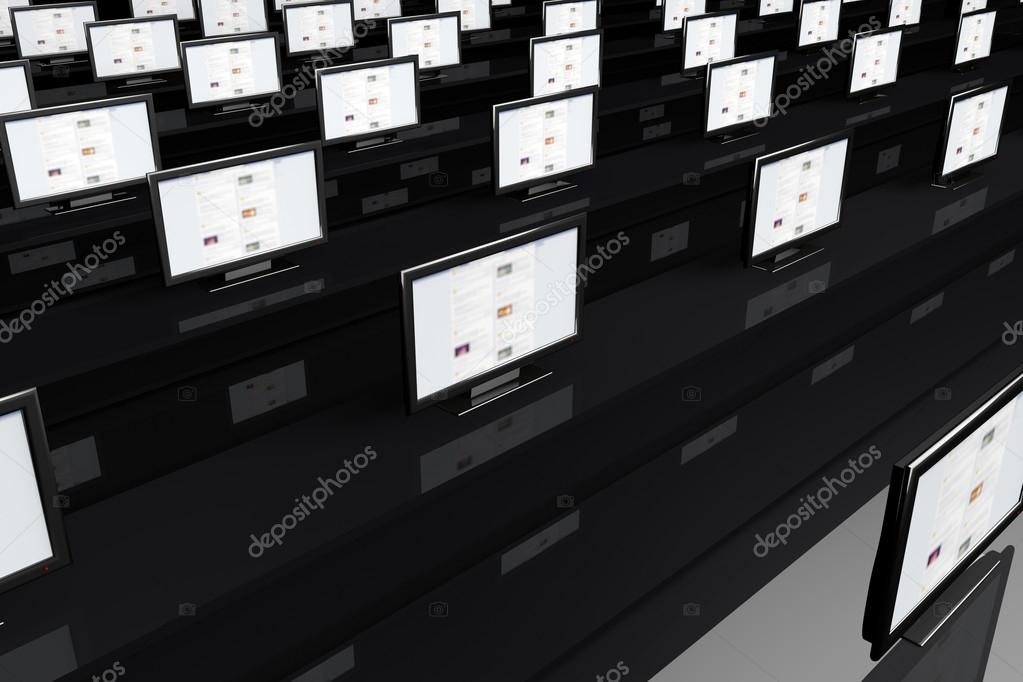 Social Media Spyroom 3D Illustration